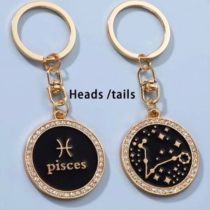 Pisces sign keychain